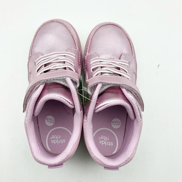 Stride Rite Girls SRT Ames Sneaker 11.5 Pink Shimmer Kids Shoe NIB - Picture 8 of 11